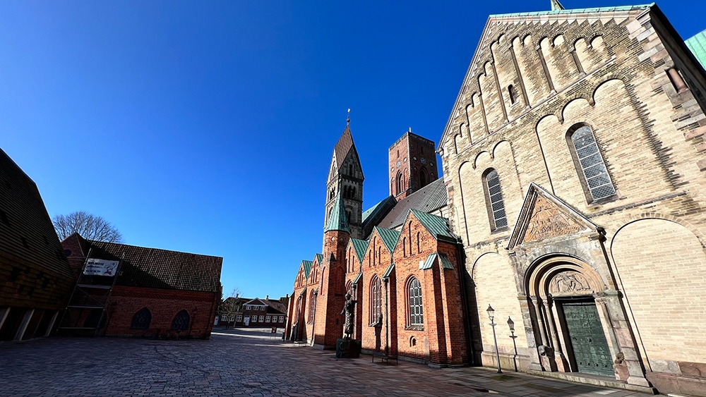 Historische Stadt Ribe in Dänemark